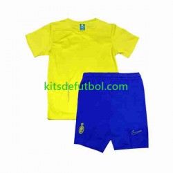 Equipación completa Niño Al-Nassr Camiseta de local 2023-2024 Manga Corta