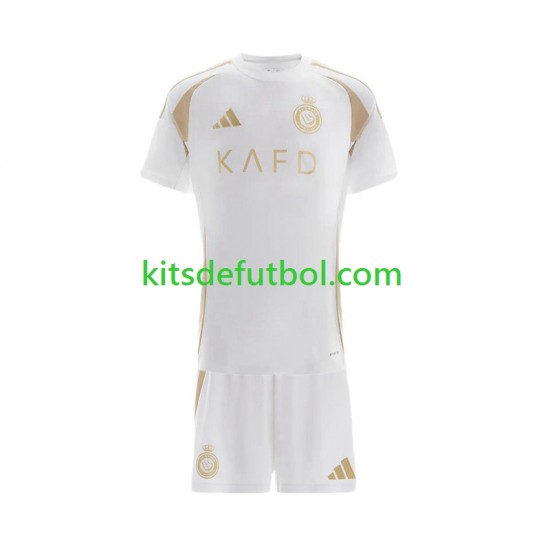 Equipación completa Niño Al-Nassr Camiseta alternativa 2024-2025 Manga Corta
