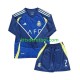 Equipación completa Niño Al-Nassr Cristiano Ronaldo 7 Camiseta de visitante 2024-2025 Manga Larga