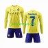 Equipación completa Niño Al-Nassr Cristiano Ronaldo 7 Camiseta de local 2023-2024 Manga Larga