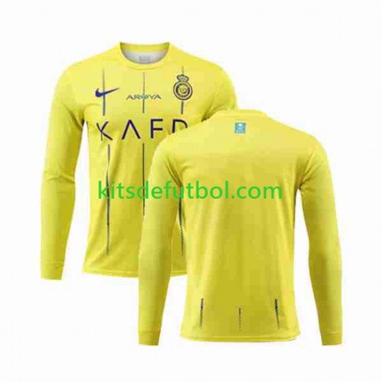 Al-Nassr Hombre Camiseta de local 2023-2024 Manga Larga