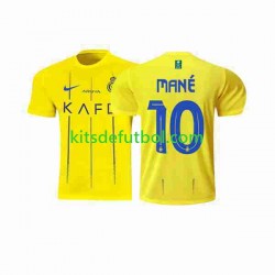 Al-Nassr Mane 10 Hombre Camiseta de local 2023-2024 Manga Corta