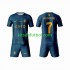 Equipación completa Niño Al-Nassr Ronaldo 7 Camiseta de visitante 2023-2024 Manga Corta