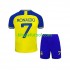 Equipación completa Niño Al-Nassr Ronaldo 7 Camiseta de local 2022-2023 Manga Corta