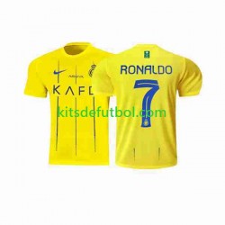 Al-Nassr Ronaldo 7 Hombre Camiseta de local 2023-2024 Manga Corta