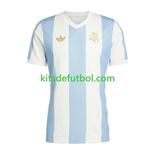 Argentina 50 Anniversary Hombre Camiseta de local Manga Corta