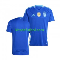 Argentina Copa America 2024 Hombre Camiseta de visitante Manga Corta