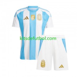 Equipación completa Niño Argentina Copa America 2024 Camiseta de local Manga Corta