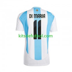Argentina Di Maria 11 Copa America 2024 Hombre Camiseta de local Manga Corta