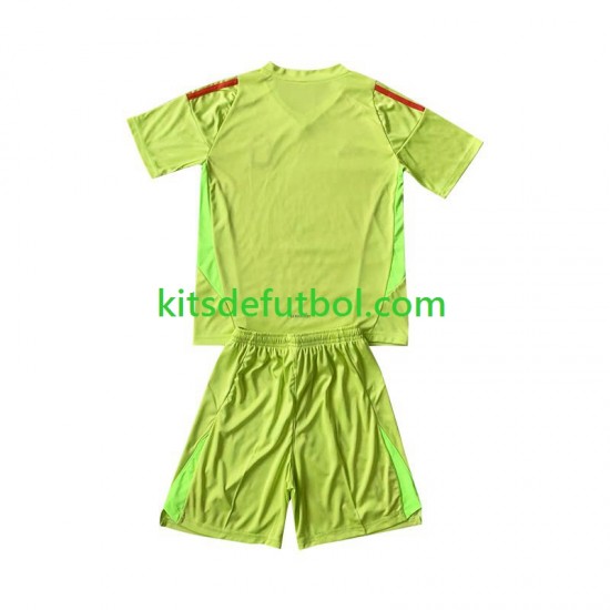 Equipación completa Niño Argentina Portero 2024 Camiseta de visitante Manga Corta