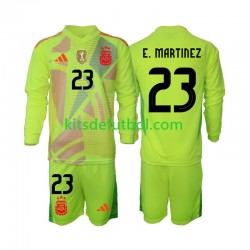 Equipación completa Niño Argentina Portero Emiliano Martinez 23 2024 Camiseta de visitante Manga Larga