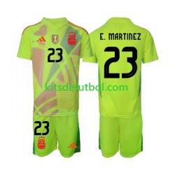 Equipación completa Niño Argentina Portero Emiliano Martinez 23 2024 Camiseta de visitante Manga Corta