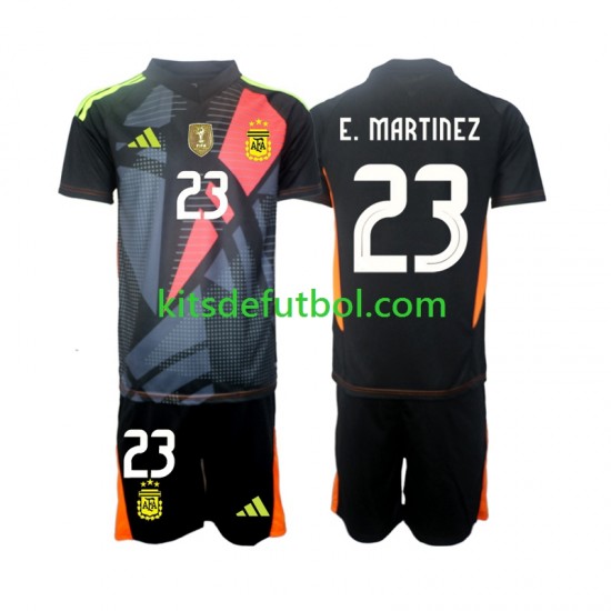 Equipación completa Niño Argentina Portero Emiliano Martinez 23 2024 Camiseta de local Manga Corta