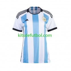 Argentina World Cup 2022 Mujer Camiseta de local Manga Corta