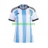 Argentina World Cup 2022 Mujer Camiseta de local Manga Corta