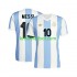 Argentina Lionel Messi 10 50 Anniversary Hombre Camiseta de local Manga Corta