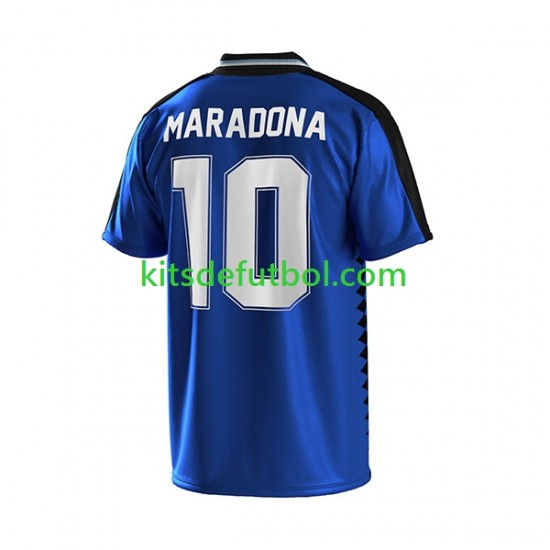 Equipación completa Niño Argentina MARADONA 10 Retro 1994 Camiseta de visitante Manga Corta