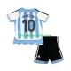 Equipación completa Niño Argentina Maradona 10 Retro 2006 Camiseta de local Manga Corta