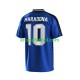 Argentina Maradona 10 Retro 1994 Hombre Camiseta de visitante Manga Corta