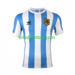 Argentina Retro 1978 Hombre Camiseta de local Manga Corta
