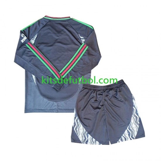 Equipación completa Niño Arsenal Camiseta de visitante 2024-2025 Manga Larga