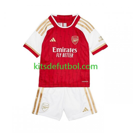 Equipación completa Niño Arsenal Camiseta de local 2023-2024 Manga Corta