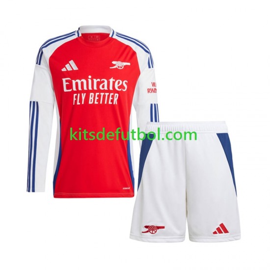 Equipación completa Niño Arsenal Camiseta de local 2024-2025 Manga Larga