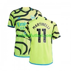 Arsenal Gabriel Martinelli 11 Hombre Camiseta de visitante 2023-2024 Manga Corta
