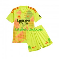 Equipación completa Niño Arsenal Portero Camiseta de local 2024-2025 Manga Corta