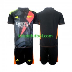 Equipación completa Niño Arsenal Portero Camiseta alternativa 2024-2025 Manga Corta