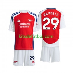 Equipación completa Niño Arsenal Havertz 29 Camiseta de local 2024-2025 Manga Corta