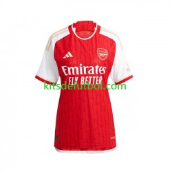 Arsenal Mujer Camiseta de local 2023-2024 Manga Corta