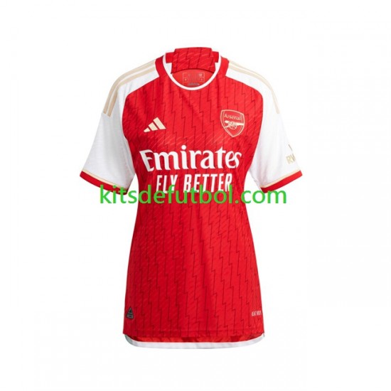 Arsenal Mujer Camiseta de local 2023-2024 Manga Corta