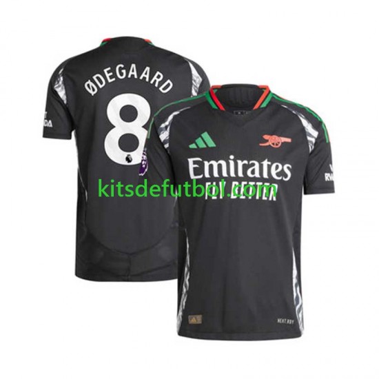 Arsenal Martin Odegaard 8 Hombre Camiseta de visitante 2024-2025 Manga Corta