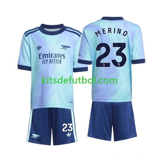 Equipación completa Niño Arsenal Merino 23 Camiseta alternativa 2024-2025 Manga Corta