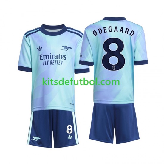 Equipación completa Niño Arsenal Odegaard 8 Camiseta alternativa 2024-2025 Manga Corta
