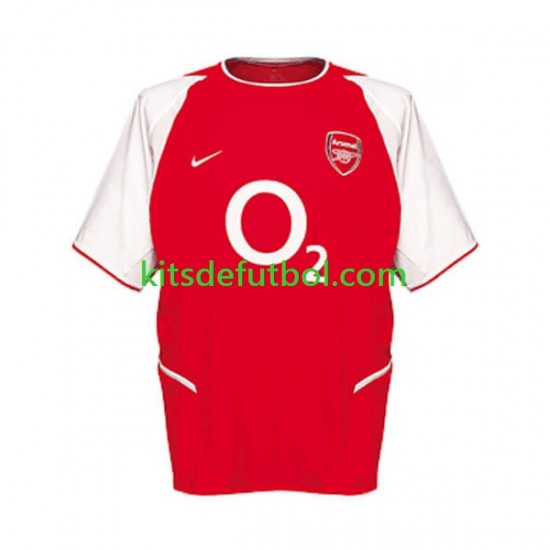 Arsenal Retro 2002 Hombre Camiseta de local Manga Corta