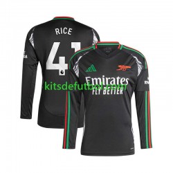 Arsenal Rice 41 Hombre Camiseta de visitante 2024-2025 Manga Larga