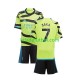 Equipación completa Niño Arsenal Saka 7 Camiseta de visitante 2023-2024 Manga Corta