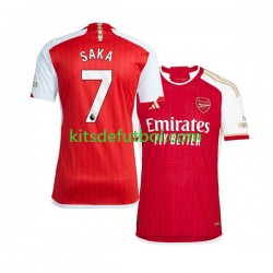 Arsenal Saka 7 Hombre Camiseta de local 2023-2024 Manga Corta