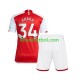 Equipación completa Niño Arsenal Xhaka 34 Camiseta de local 2023-2024 Manga Corta