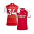 Arsenal Xhaka 34 Hombre Camiseta de local 2023-2024 Manga Corta