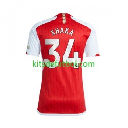 Arsenal Xhaka 34 Hombre Camiseta de local 2023-2024 Manga Corta