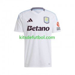 Aston Villa Hombre Camiseta de visitante 2024-2025 Manga Corta