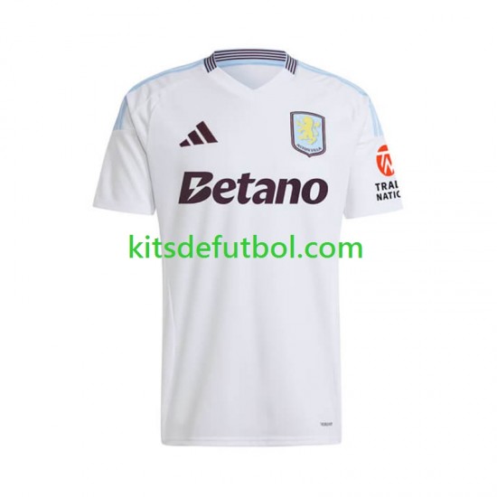 Aston Villa Hombre Camiseta de visitante 2024-2025 Manga Corta