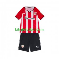 Equipación completa Niño Athletic Bilbao Camiseta de local 2023-2024 Manga Corta