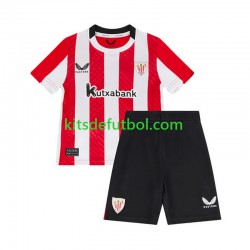 Equipación completa Niño Athletic Bilbao Camiseta de local 2024-2025 Manga Corta