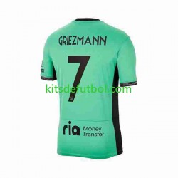 Atlético Madrid 2 Antoine Griezmann 7 Hombre Camiseta alternativa 2023-2024 Manga Corta