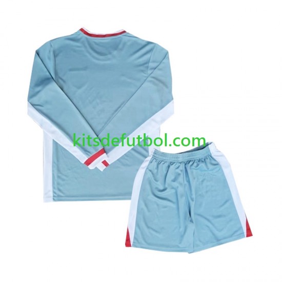 Equipación completa Niño Atlético Madrid Camiseta de visitante 2024-2025 Manga Larga