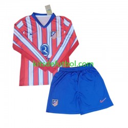 Equipación completa Niño Atlético Madrid Camiseta de local 2024-2025 Manga Larga